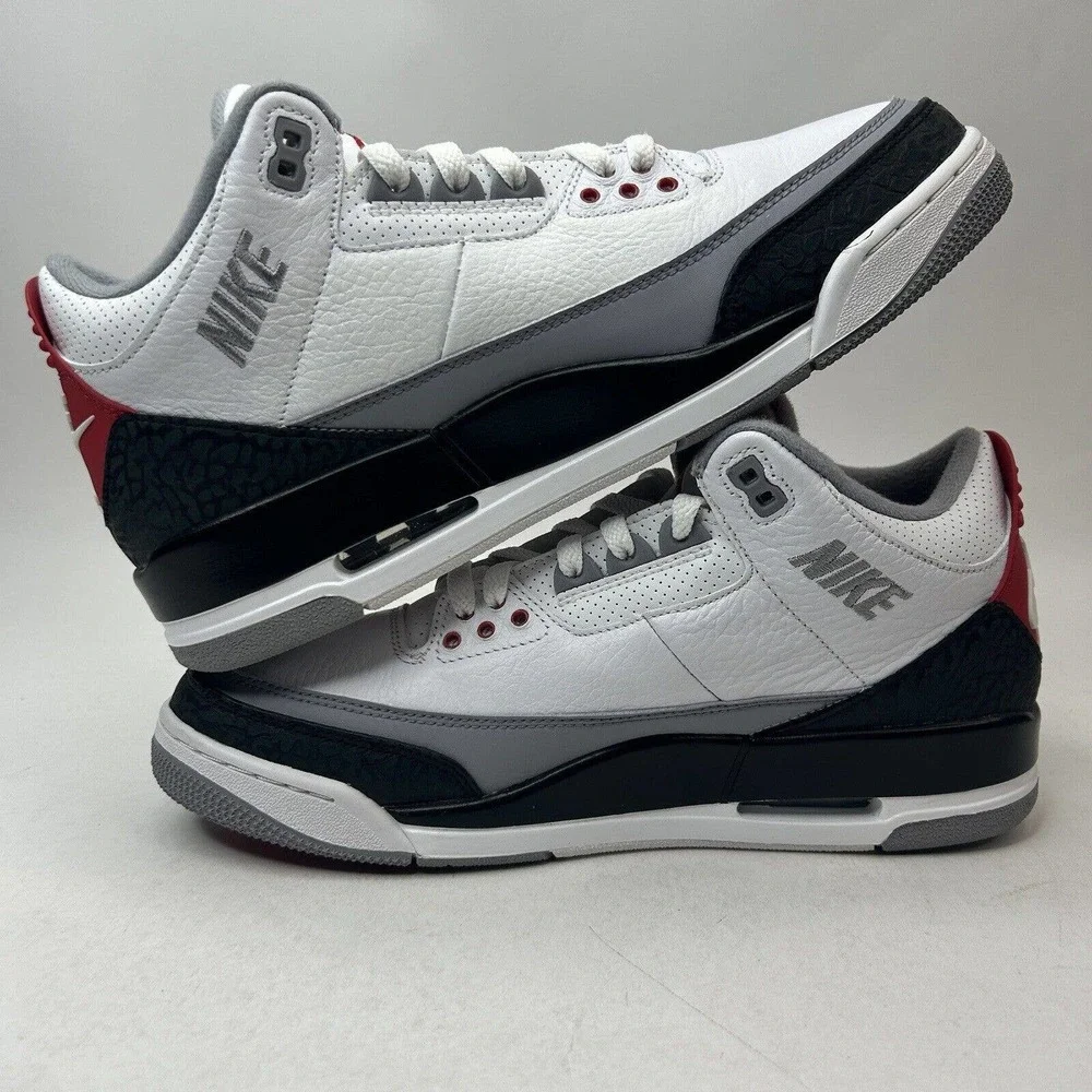 Nike Shoes Air Jordan 3 Retro NRG “Tinker Hatfield/Fire Red” 2023 - Picture 3 of 8